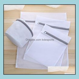 The Latest Thick Fine Mesh Laundry Bag Wash Clothes Care Custom Wholesale Drop Delivery 2021 Bags Clothing Racks Housekee Organisation Hom