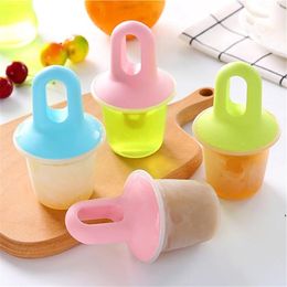 1PC Ice Cream Mould Creative DIY Cream Maker Popsicle Boxes Moulds Handmade Reusable Ices Sticks Moulds For Kitchen Tools CCB15193