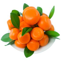 Party Supplies Realistic Artificial Tangerine Fruit Oranges Fake Display Food Decor Home Decor 20220607 D3
