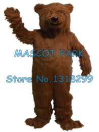 Mascot doll costume grizzy bear mascot costume plush bear mascot custom cartoon character cosply carnival costume 3001