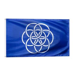 Premium Flag for International Flag of Planet Earth 3x5 Ft New Earth Flag Blue Global Citizen Banner for Indoor Outdoor Decoration268w