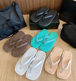 Designer - 2022 summer slippers women's flip flops flat bottom soft bottom Beach Resort jelly Colour five Colours 36-41 sizes