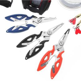 100Pcs New Fishing Plier Scissor Braid Line Lure Cutter Hook Remover Tackle Tool Cutting Fish Use Scissors Fishing Pliers