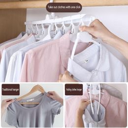 Hangers & Racks 2022 Clothes Hanger Organizer Space Saving Multi-function Folding Magic Drying Scarf Storage