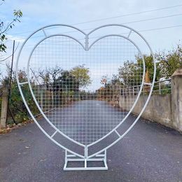 Wedding Heart Shape Arch Love Flower Stand Wedding Background Decoration Metal Arches Home Party Propose Marriage Decor