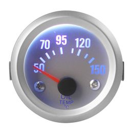 50~150 Celsius Degree 2" 52mm Oil Temperature Meter Gauge with Sensor for Auto Car