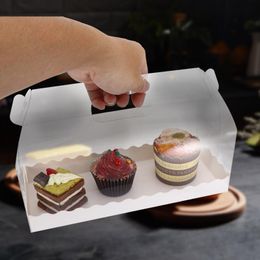 Gift Wrap 6Pcs Cake Box Handhold Storage Paper Container Dessert BoxGift