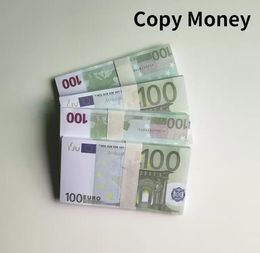 Copy Money Prop Euro Dollar 10 20 50 100 200 500 Party Supplies Fake Movie Money Billets Play Collection 100PCS/PackLAQO