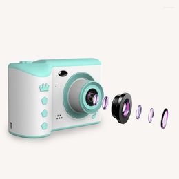 Digital Cameras 2.8 Inch Po Mini Front Rear Dual Lens Large Capacity Portable Kids Touch Screen High Definition RecordingDigital