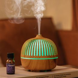 Ancient rhyme wood grain aroma diffuser Humidifiers vertical USB ultrasonic bedroom office humidification mute essential oil