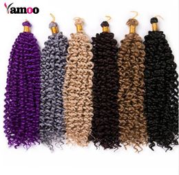 Wig Dreadlocks Small Braid Hair Extension Mid-Length Small Water Wave 14-Inch