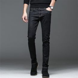 Choice Top Quality Casual Stretch Male Jeans Classic Slim Long Pants For Men 201128