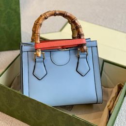 5A Top quality Diana Bamboo cc tote bag designers handbag Genuine leather Shoulder Bags womens Purse