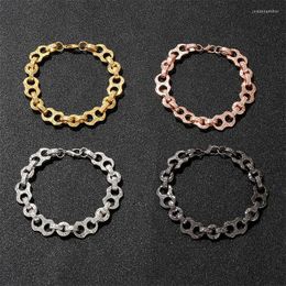 Link Chain Young Men And Women Fashion 8 Letter 520 Cuban Bracelet Punk Lovers Accessories Romantic Personality Style Gift