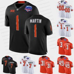 Mit 2022 Fiesta Bowl College Football Playoff Jersey Tanner Brown Kolby Harvell-Peel Jaylen Warren Spencer Sanders Tay Martin Custom Jerseys