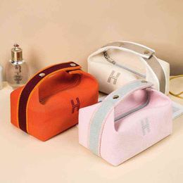 Cosmetic Bags & Cases Korean canvas portable cosmetic bag skin care pro 220823
