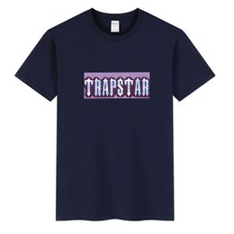 Fashion Men Womens Trapstar London Tee T-shirts Mans streetwear Stylist Casual cloth basketball digner Running Shirt Top high quality brand jogging sportswear