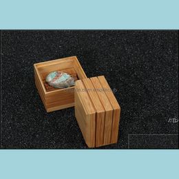 Factory Wood Soap Box Bamboo Dish Tray Holder Storage Rack Container Hand Craft Bathtub Shower For Bathroom Rra12395 Drop Delivery 2021 Dis