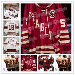 CeoWVintage Rare Boston Eagles College Matt Price hockey jersey Embroidery Stitched Customise your need number name 18 Alex Newhook Jerseys top