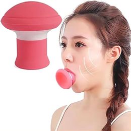 1 PCS V Shape Face Slimming Lifter Face Lift Skin Firming Exerciser Double Chin Muscle Traning Silica Gel Wrinkle Removal Tools 220623