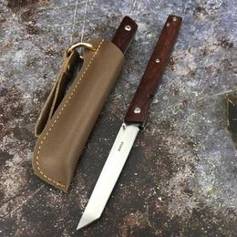 wooden pocket knives UK - CEO 7096 folding Knife 9CR18MOV Blade wooden handle camping pocket knife survival portable hunting tactics multiple EDC outdoor to174i