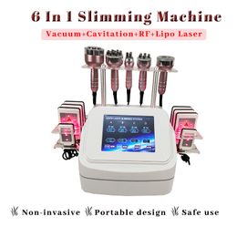 6 In 1 Cavitation 40khz Ultrasonic Slimming Machine Rf Skin Lifting Abdomen Fat Removal Portable Design
