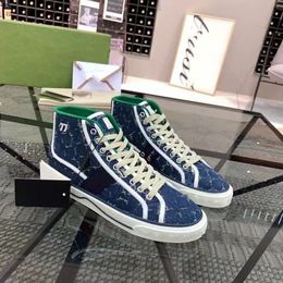 mens womens Tennis 1977 Sneaker with Web Green and Red in cotton Luxe Fashion Casual Trainer design for men size 35-46 mkjjj52122