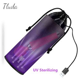 NXY Vibrators Soft Portable 99% UV Sterilising Storage Bag for Vibrator Dildo Clitoris Stimulator Adult Sex Toys Sealable PU Big Space Box 0407