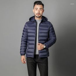 Men's Down & Parkas Men 2022 Winter Casual Warm Thick Slim Waterproof Jacket Coat Male Autumn Outwear Hooded Y91