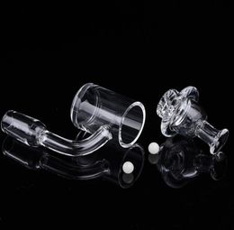 Quality 25mm Flat Top Quartz Banger Nail with smoking Spinning Carb Cap and Terp Pearl for Water Bongs