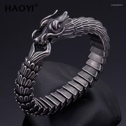 15mm High Quality Metal Keel Dragon Bracelet Pattern Domineering Men Jewellery Link Chain