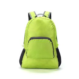Backpack Nylon Waterproof Foldable Multicolor Outdoor Sports Bag Large Capacity Travel Hiking Lightweight Women SchoolbagBackpack