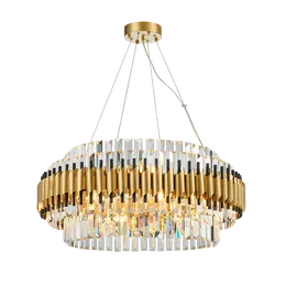 Pendant Lamps Modern Crystal Hanging Lamp Bedroom Stainless Steel Light Luxury Living Room Model Study Dining LampsPendant