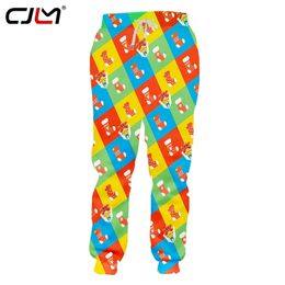 Christmas Mens 3D Printed Coloured Stockings And Gift Boxes Pants Sports Large Size Spandex 5XL Swetpants 220623