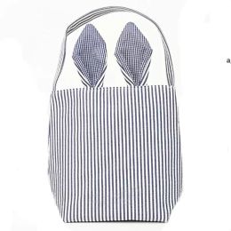 Easter Eggs Bunny Ear Gift Bag Festive Lattice Rabbit Handbag Long Ears Rabbits Kids Toy Storage Bag Festival Party Tote Bags