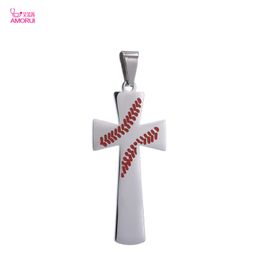 Chains Fashion Baseball Necklaces For Man Pendant Stainless Steel Do Not Fade Wearable Material Jewellery Set