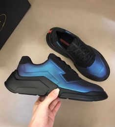 Top Luxury Polarius Men Sneakers Shoes Chunky Light Rubber Sole Runner Sports Typical Techwear Skateboard Excellent Walking Discount Footwear