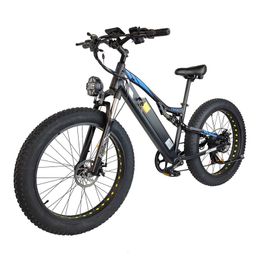 SMLRO V6 1000W 48V 13AH 26 Inch Electric Bicycle 4.0 Fat Tyre 40km/h Max Speed 40-50km Mileage Range Electric Bike