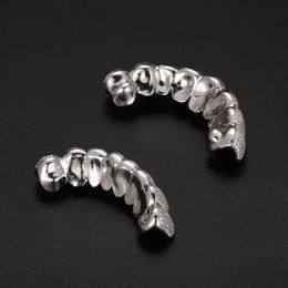 Exclusive Customization Moissanite Teeth Grillz Iced Out Hop Sier Decorative Braces Real Diamond Bling Tooth Grills for Men