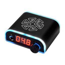 Aluminium alloy tattoo power regulator transformer 1pc Colourful LED digital display USB