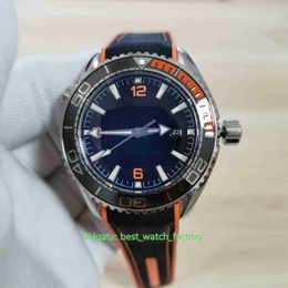 Hot Selling Top Quality Watches 45mm PlanetOcean Rubber Bands Ceramic Bezel Transparent CAL.8900 Movement Mechanical Automatic Mens Watch Men's Wristwatches