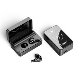 H3S Bluetooth Headset Earphones LED display Bluetooth 5.1 Fingerprint Headphone Hi-Fi Stereo waterproof Earbuds With retail package