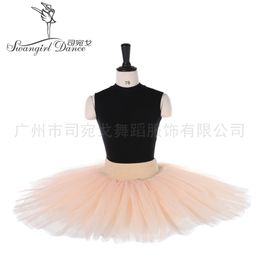 pancake peach pink half ballet tutu women platter professional ballet dress costume BT8923