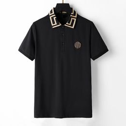 2022 New Mens Stylist Polo Shirts Luxury Italy Mens 100% Cotton Designer Clothes Short Sleeve Fashion Summer T Shirt Asian Size M-3XL