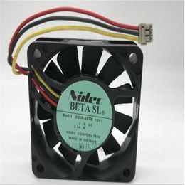 Wholesale fan: original 6015 5V 0.34A D06R-05TM 12H1 hydraulic 3 line cooling fan