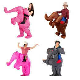 Mascot doll costume inflatable elephant costume for adult party costume carnival suit festival cloth