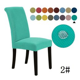 -Chaves de cadeira de cozinha Hotel Hotel Room de jantar estriado cadeira impermeável Cadeiras 30 cores