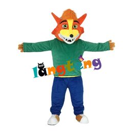 Mascot doll costume 891 Colored Fox Mascot Costumes Theme Mascotte Carnival Adult Kid Size Adult Character