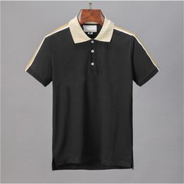 Men's T-shirts Polos Top Quality Short Sleeved Summer Cotton Embroidery Luxury T Shirt Designer Polo Shirt Hig 220402