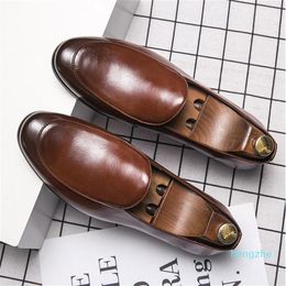 2020 Men Loafers Summer Exquisite Men's Dress Shoes Large Size Wedding slip-on Comfortable Party Casual Male Flat